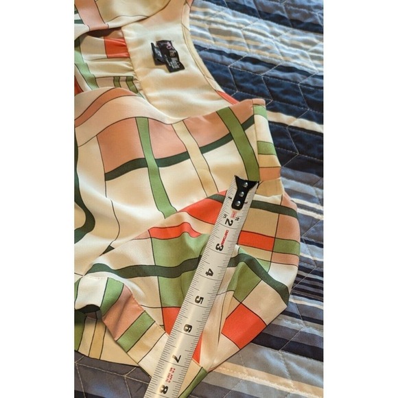 The Webster Miami for Target Sz S Petite Faux Wrap Puff Sleeve Dress Coquette - Picture 11 of 11